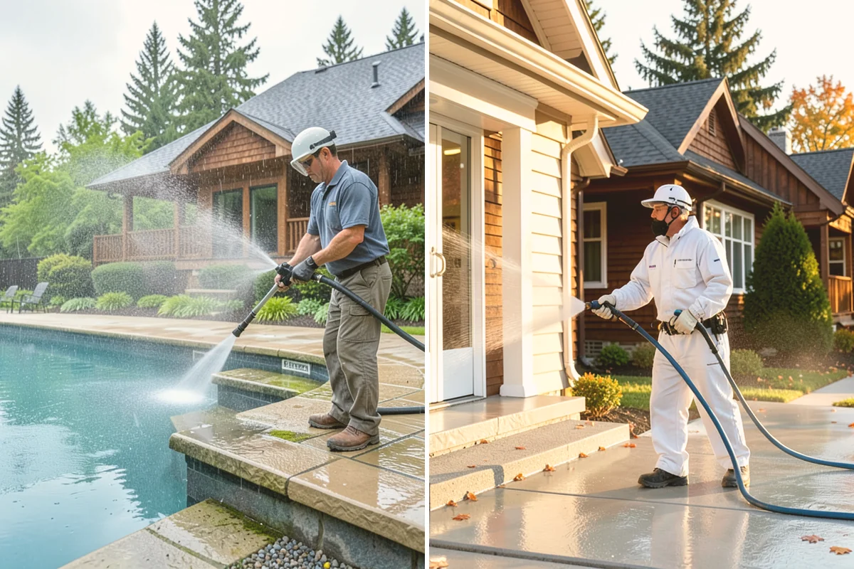 Hard Water Stain Removal in Langley, Island County, WA - Identify the extent of the hard-water spotting