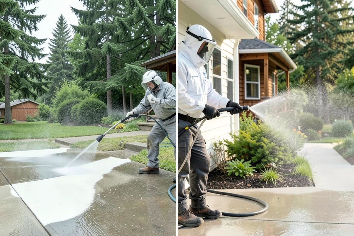 Hard Water Stain Removal in Lyman, Skagit County, WA - Identify the extent of the hard-water spotting