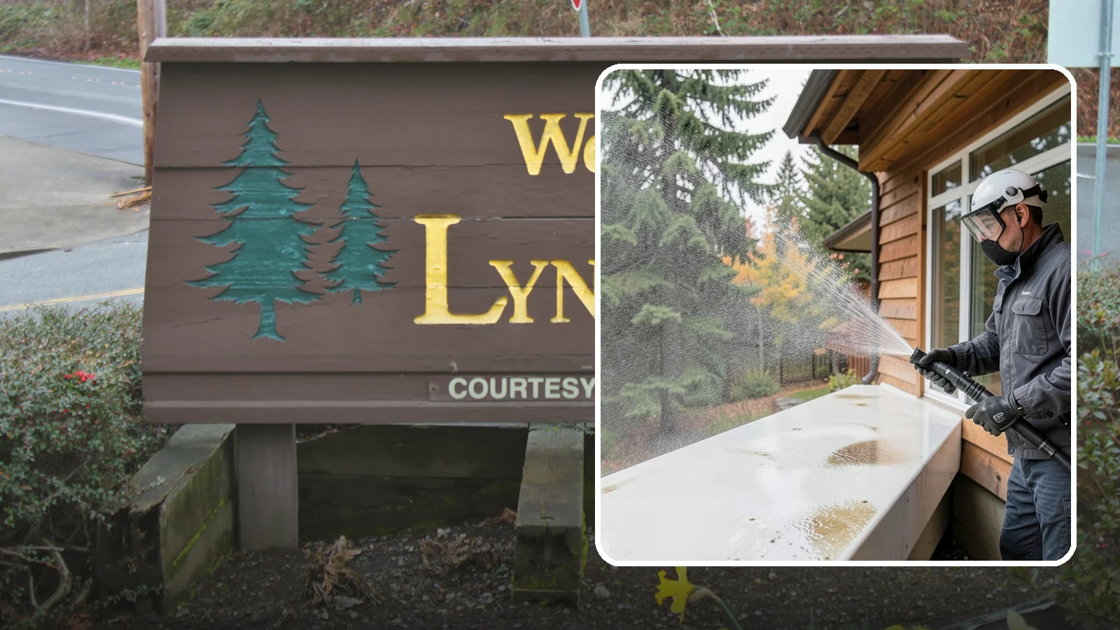 Hard Water Stain Removal in Lynnwood, Snohomish County, WA - Specialized removal of the chalky hard-water spots sprinklers and mineral-rich runoff bake onto Northwest glass.