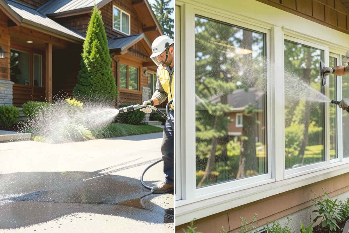 Hard Water Stain Removal in Newcastle, King County, WA - Identify the extent of the hard-water spotting