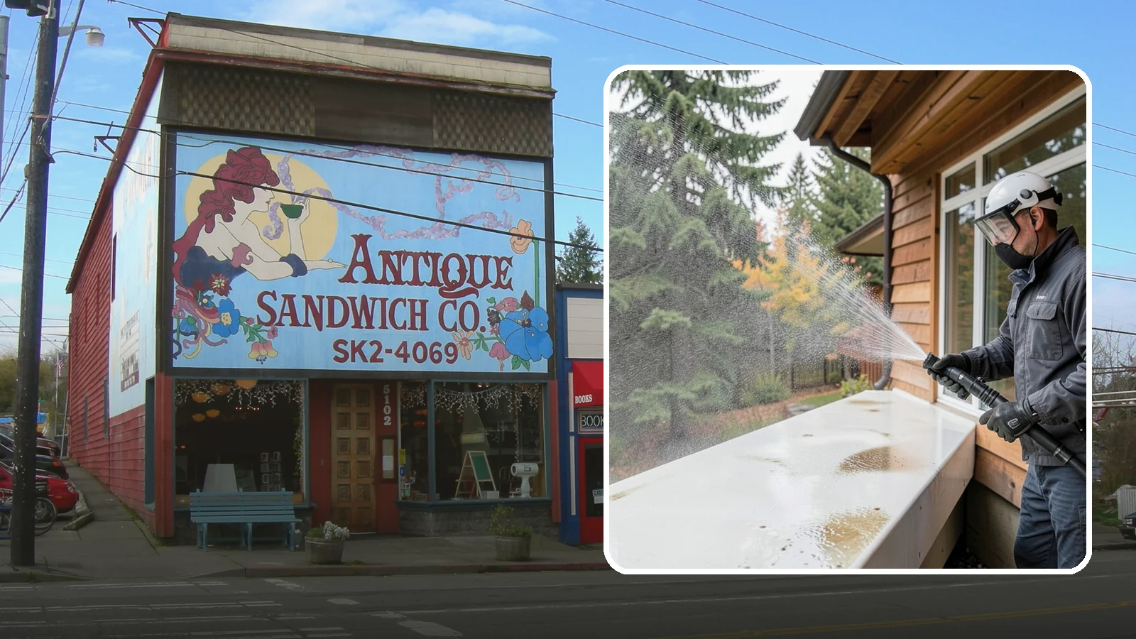 Hard Water Stain Removal in Ruston, Pierce County, WA - Specialized removal of the chalky hard-water spots sprinklers and mineral-rich runoff bake onto Northwest glass.