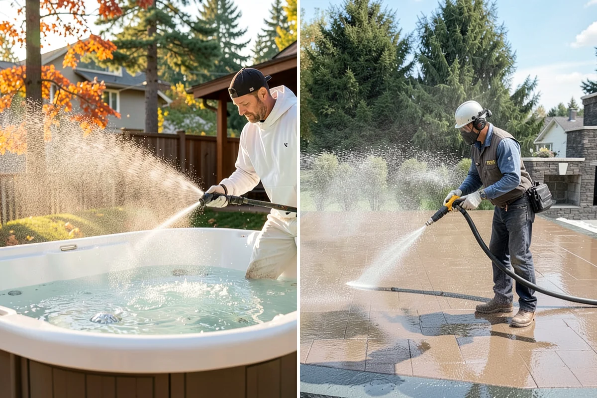 Hard Water Stain Removal in Shoreline, King County, WA - Identify the extent of the hard-water spotting