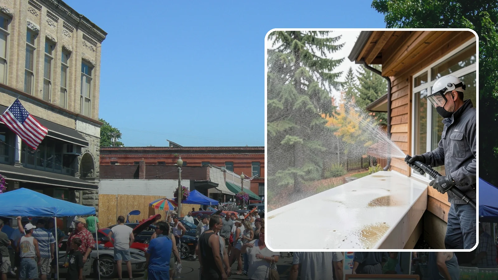 Hard Water Stain Removal in Snohomish, Snohomish County, WA - Specialized removal of the chalky hard-water spots sprinklers and mineral-rich runoff bake onto Northwest glass.