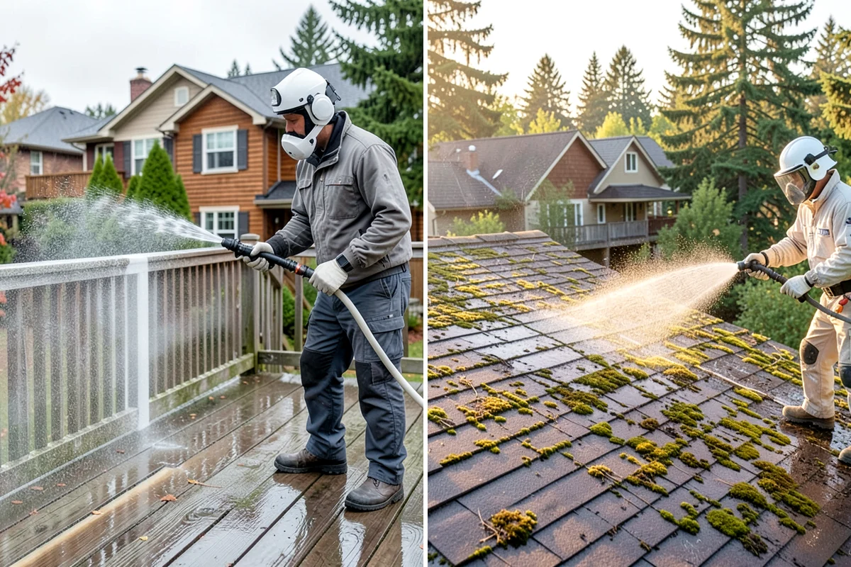 Hard Water Stain Removal in Snoqualmie, King County, WA - Identify the extent of the hard-water spotting