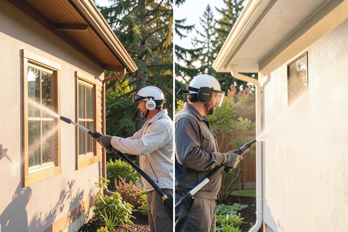 Hard Water Stain Removal in South Prairie, Pierce County, WA - Identify the extent of the hard-water spotting
