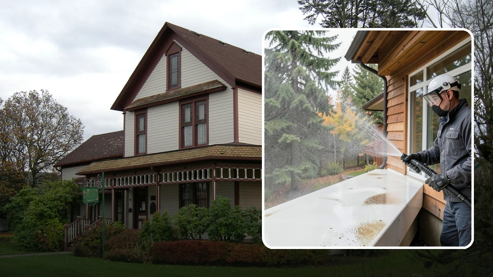 Hard Water Stain Removal in Sumner, Pierce County, WA - Specialized removal of the chalky hard-water spots sprinklers and mineral-rich runoff bake onto Northwest glass.
