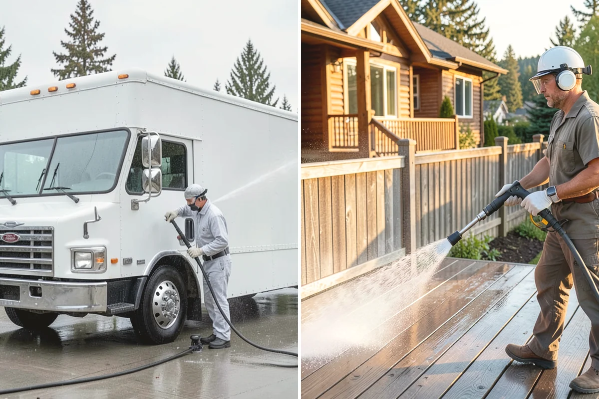 Hard Water Stain Removal in Tacoma, Pierce County, WA - Identify the extent of the hard-water spotting