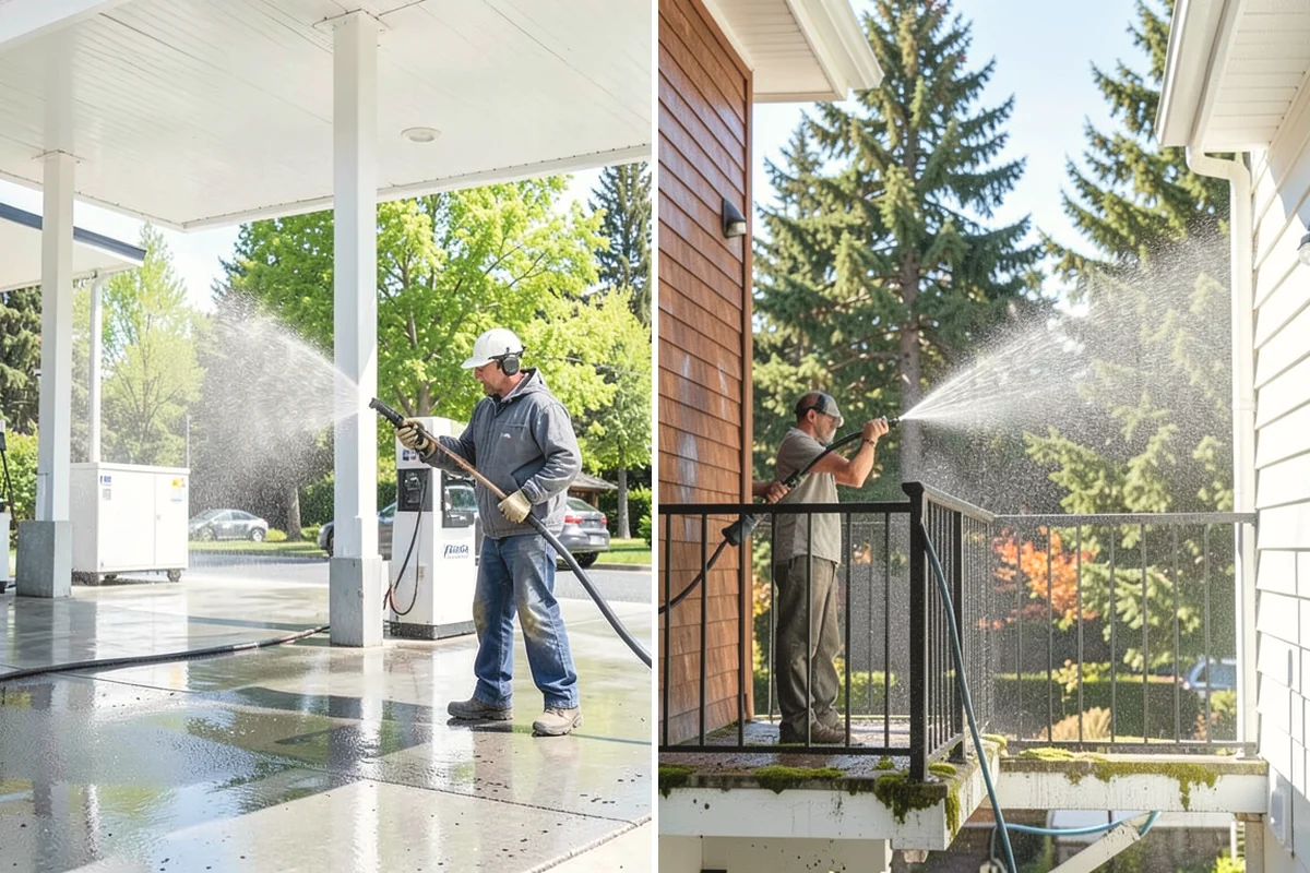 Hard Water Stain Removal in University Place, Pierce County, WA - Identify the extent of the hard-water spotting