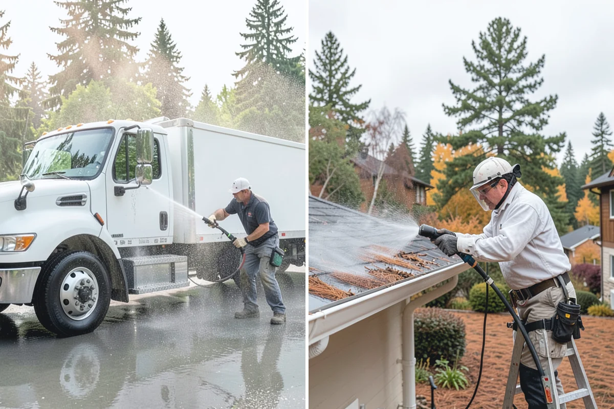 Hard Water Stain Removal in Wilkeson, Pierce County, WA - Identify the extent of the hard-water spotting
