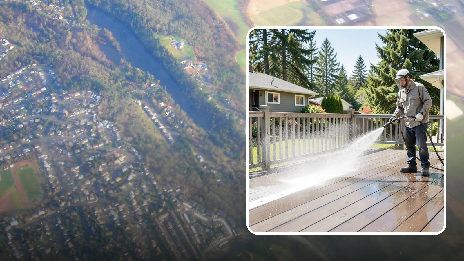 Hardwood Deck Cleaning in Algona, King County, WA - Clean dense hardwood decks like ipe with methods that preserve the oil-rich, tight grain.