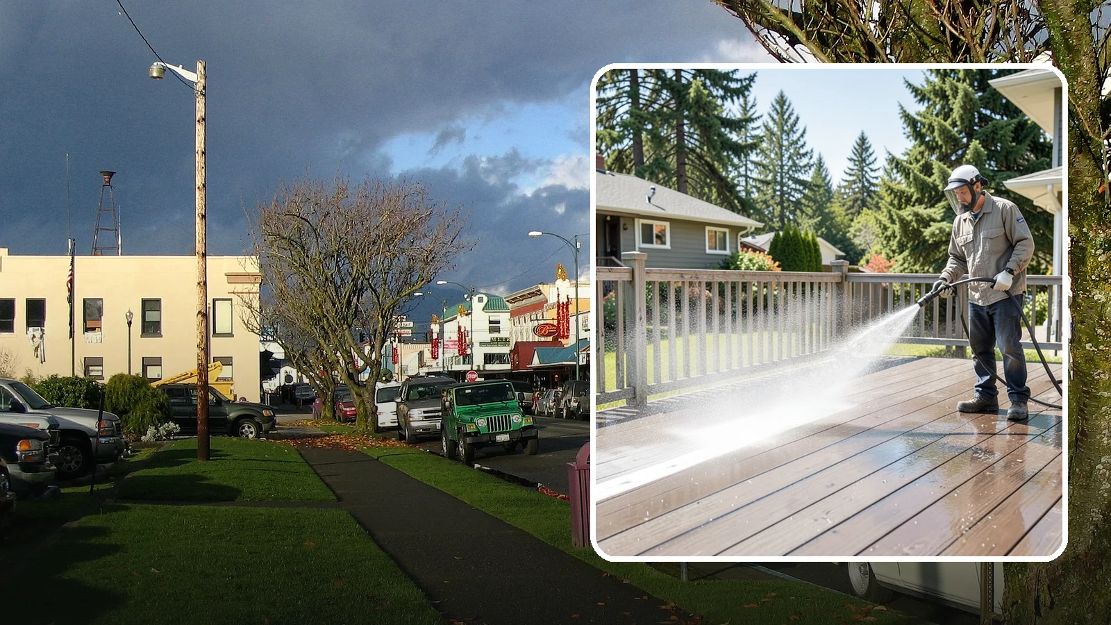 Hardwood Deck Cleaning in Arlington, Snohomish County, WA - Clean dense hardwood decks like ipe with methods that preserve the oil-rich, tight grain.