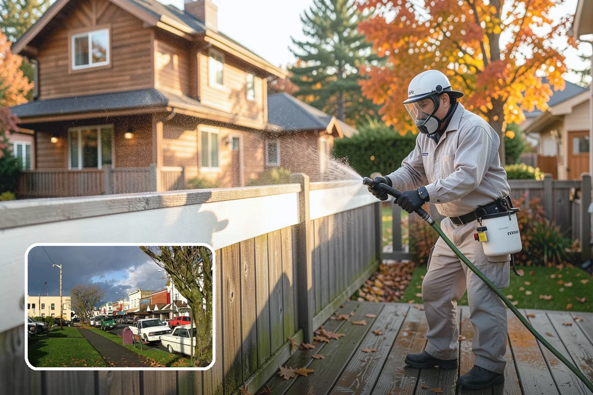 Hardwood Deck Cleaning in Arlington, Snohomish County, WA - Restores rich hardwood color and depth