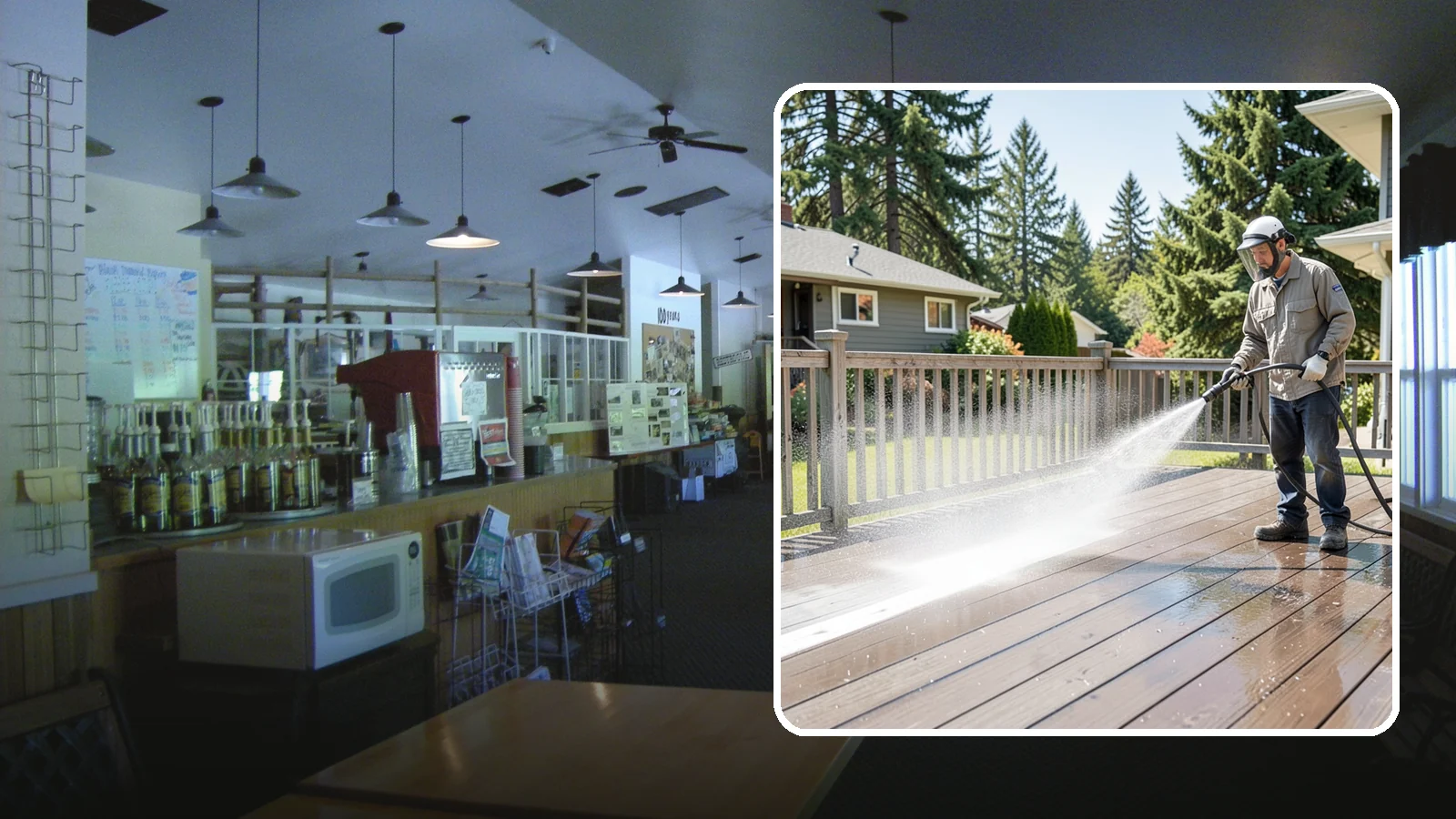 Hardwood Deck Cleaning in Black Diamond, King County, WA - Clean dense hardwood decks like ipe with methods that preserve the oil-rich, tight grain.