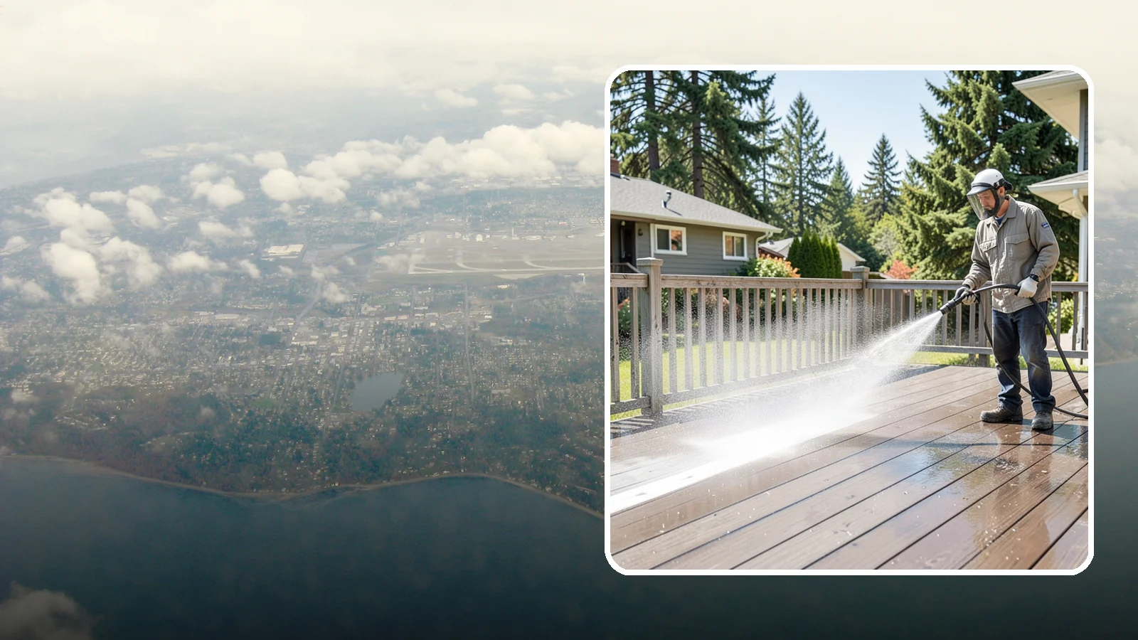 Hardwood Deck Cleaning in Burien, King County, WA - Clean dense hardwood decks like ipe with methods that preserve the oil-rich, tight grain.