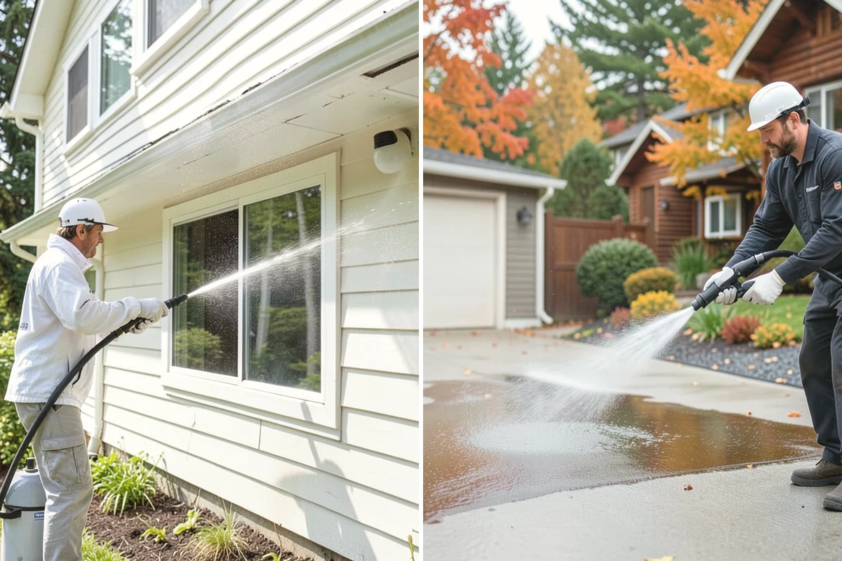 Hardwood Deck Cleaning in Burien, King County, WA - Clear the deck and test a small area
