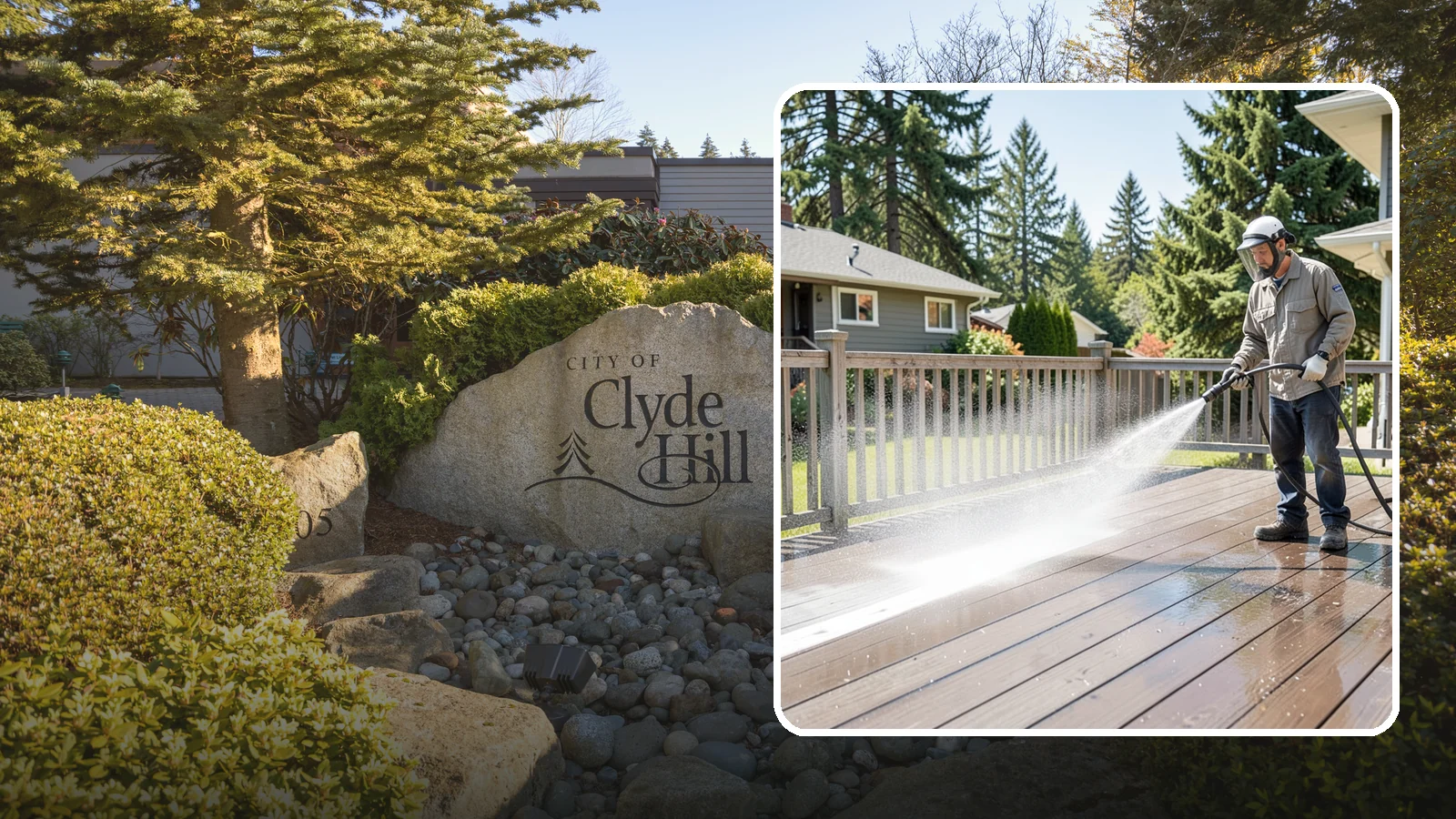 Hardwood Deck Cleaning in Clyde Hill, King County, WA - Clean dense hardwood decks like ipe with methods that preserve the oil-rich, tight grain.