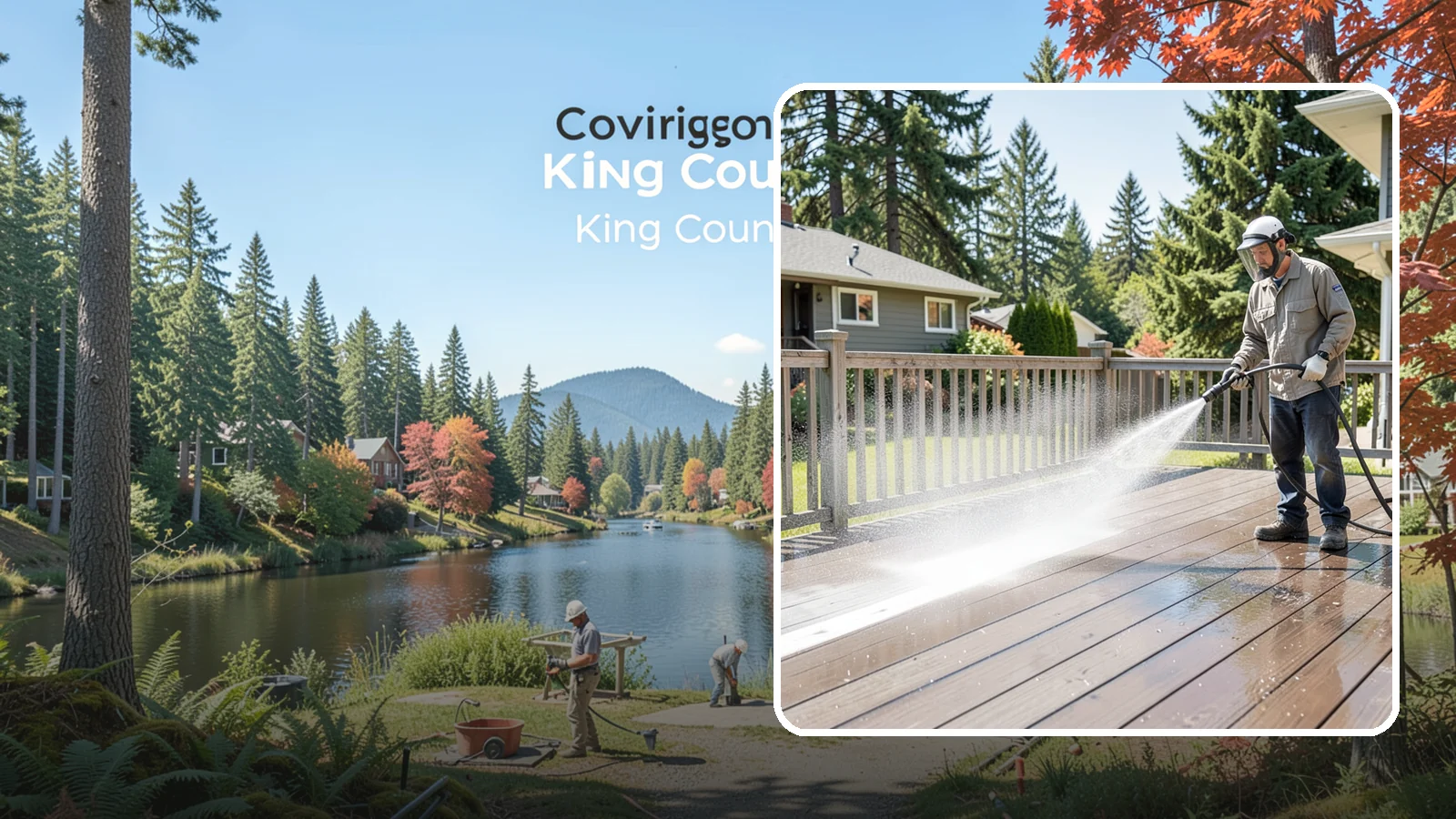 Hardwood Deck Cleaning in Covington, King County, WA - Clean dense hardwood decks like ipe with methods that preserve the oil-rich, tight grain.