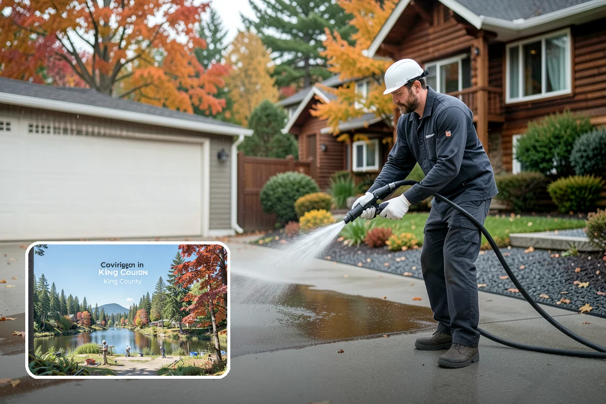Hardwood Deck Cleaning in Covington, King County, WA - Restores rich hardwood color and depth