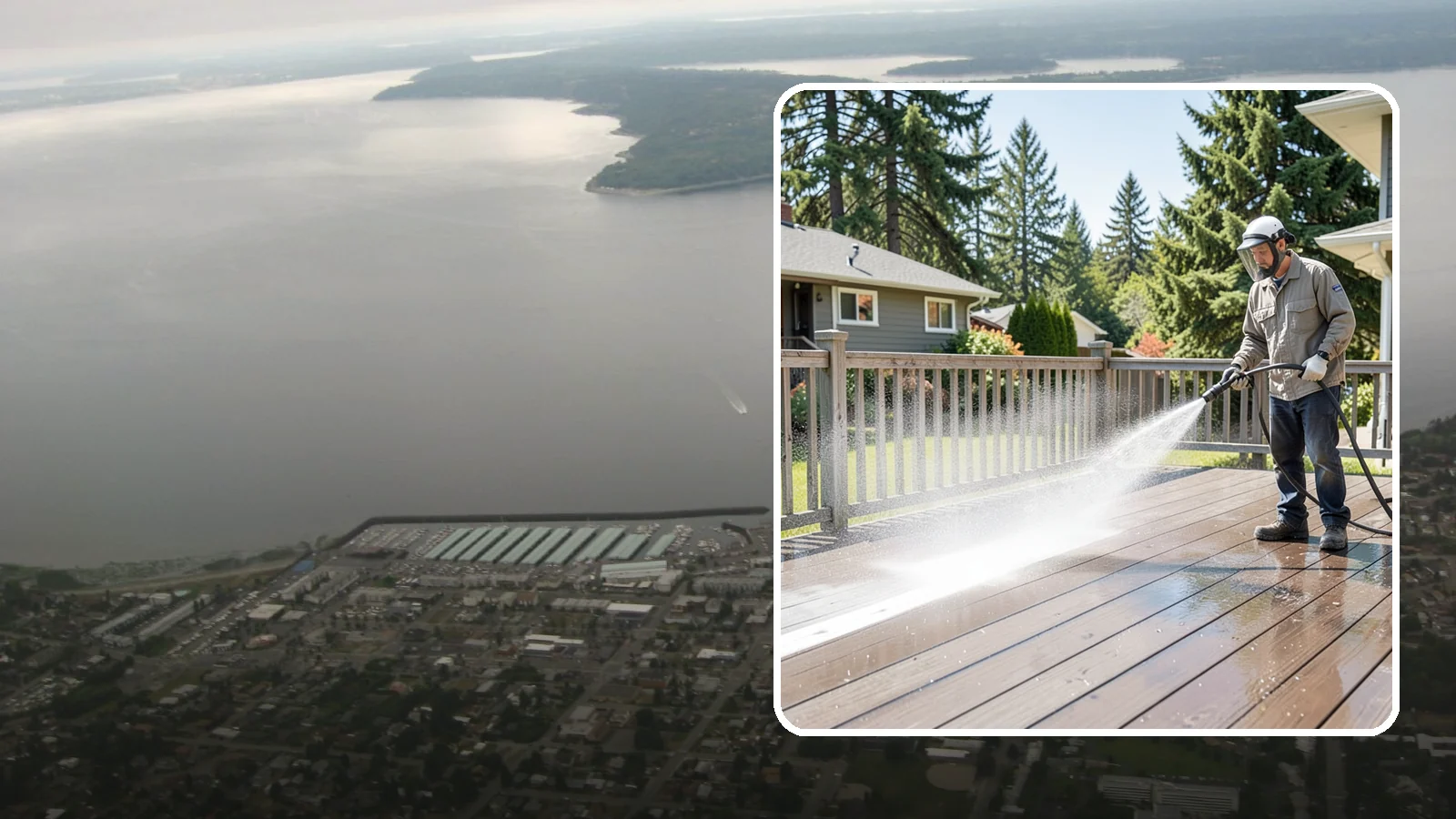 Hardwood Deck Cleaning in Des Moines, King County, WA - Clean dense hardwood decks like ipe with methods that preserve the oil-rich, tight grain.