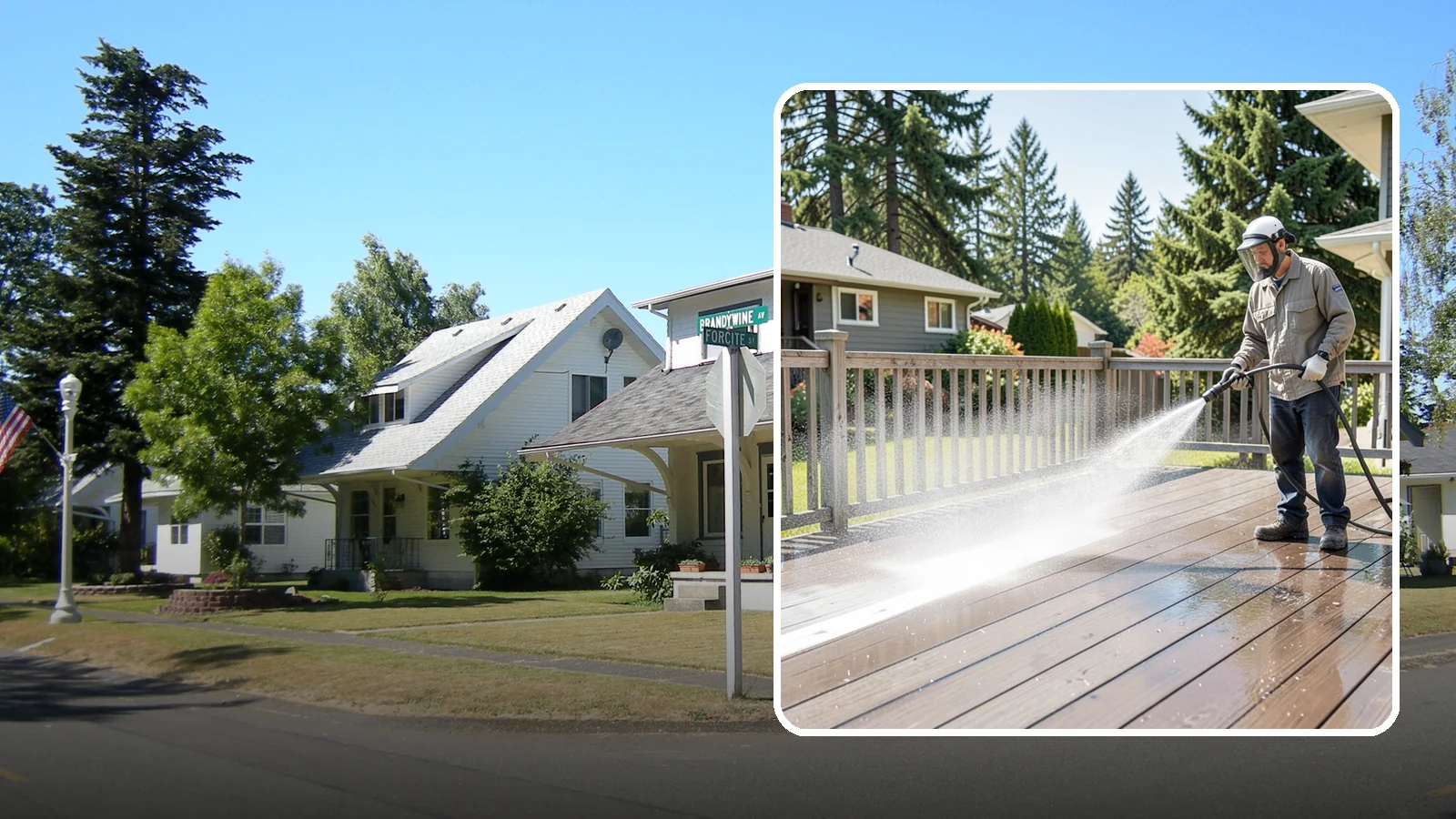 Hardwood Deck Cleaning in DuPont, Pierce County, WA - Clean dense hardwood decks like ipe with methods that preserve the oil-rich, tight grain.