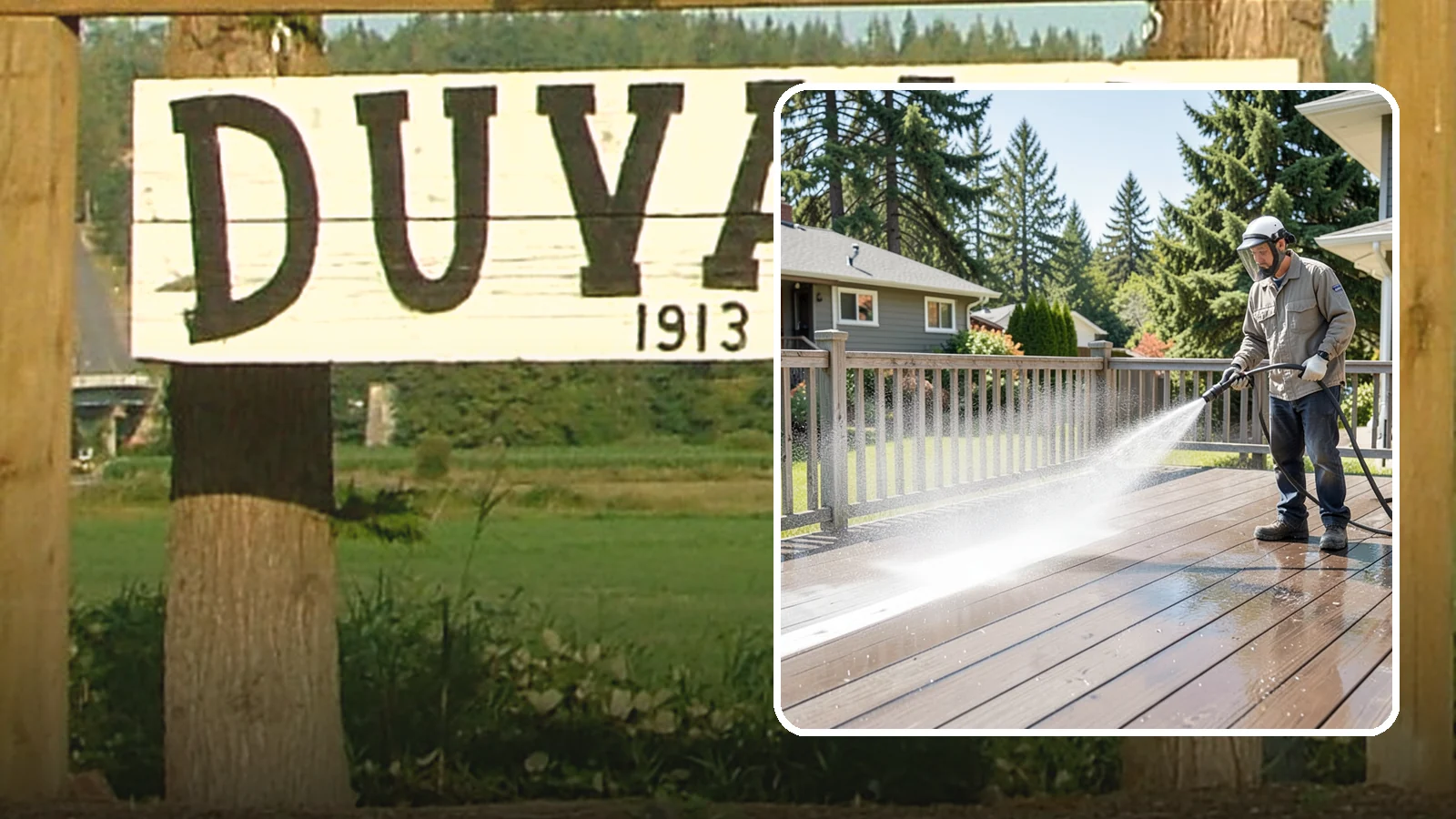 Hardwood Deck Cleaning in Duvall, King County, WA - Clean dense hardwood decks like ipe with methods that preserve the oil-rich, tight grain.