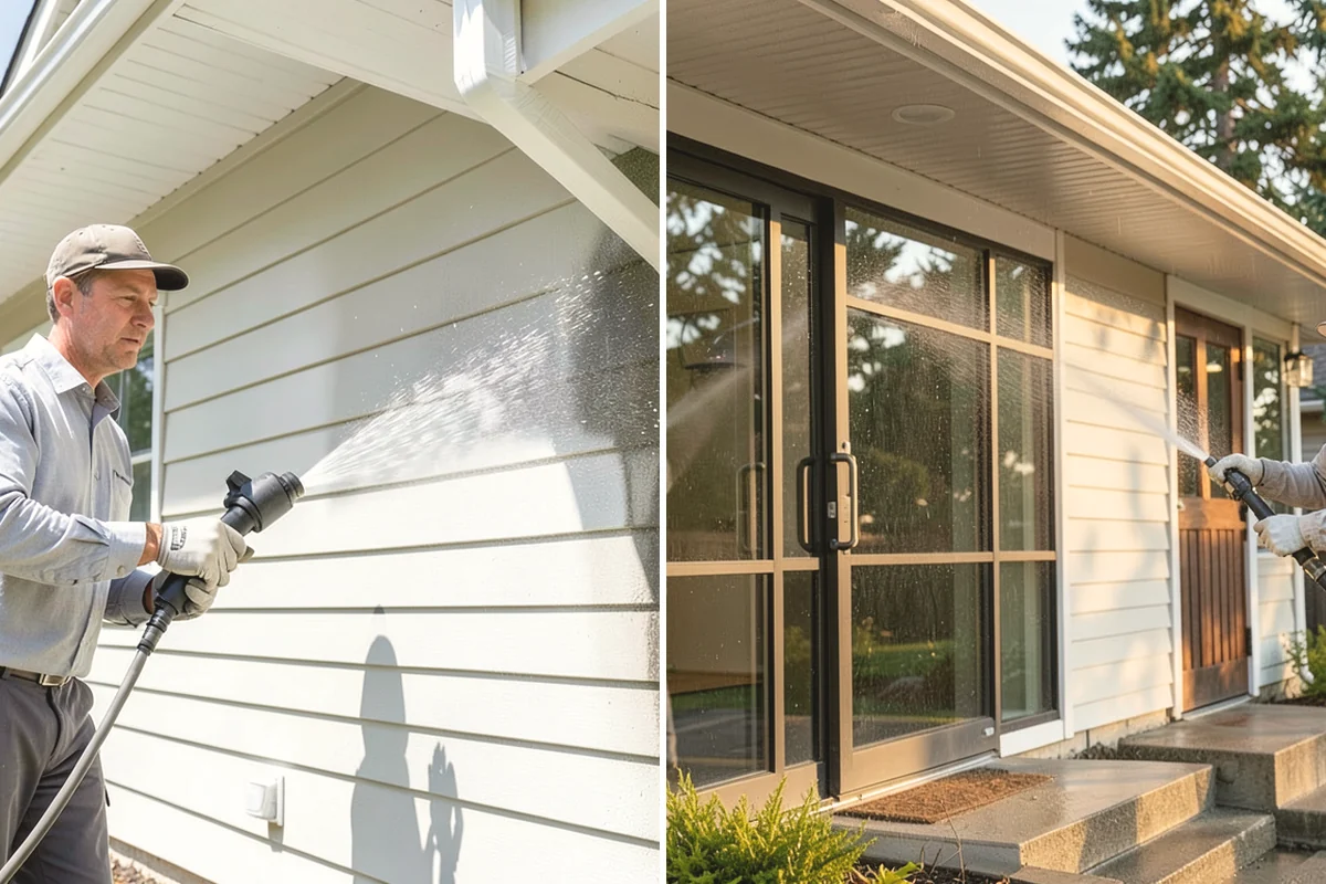 Hardwood Deck Cleaning in Duvall, King County, WA - Clear the deck and test a small area