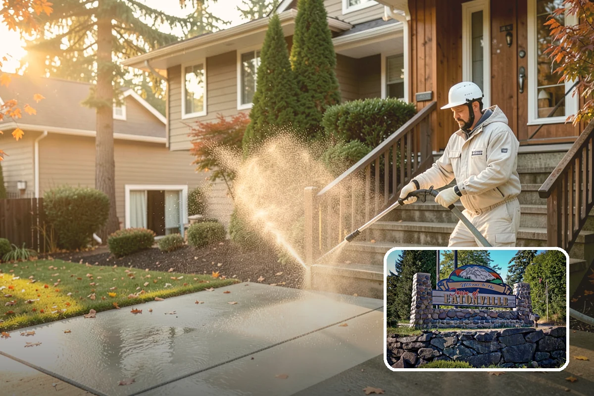 Hardwood Deck Cleaning in Eatonville, Pierce County, WA - Restores rich hardwood color and depth