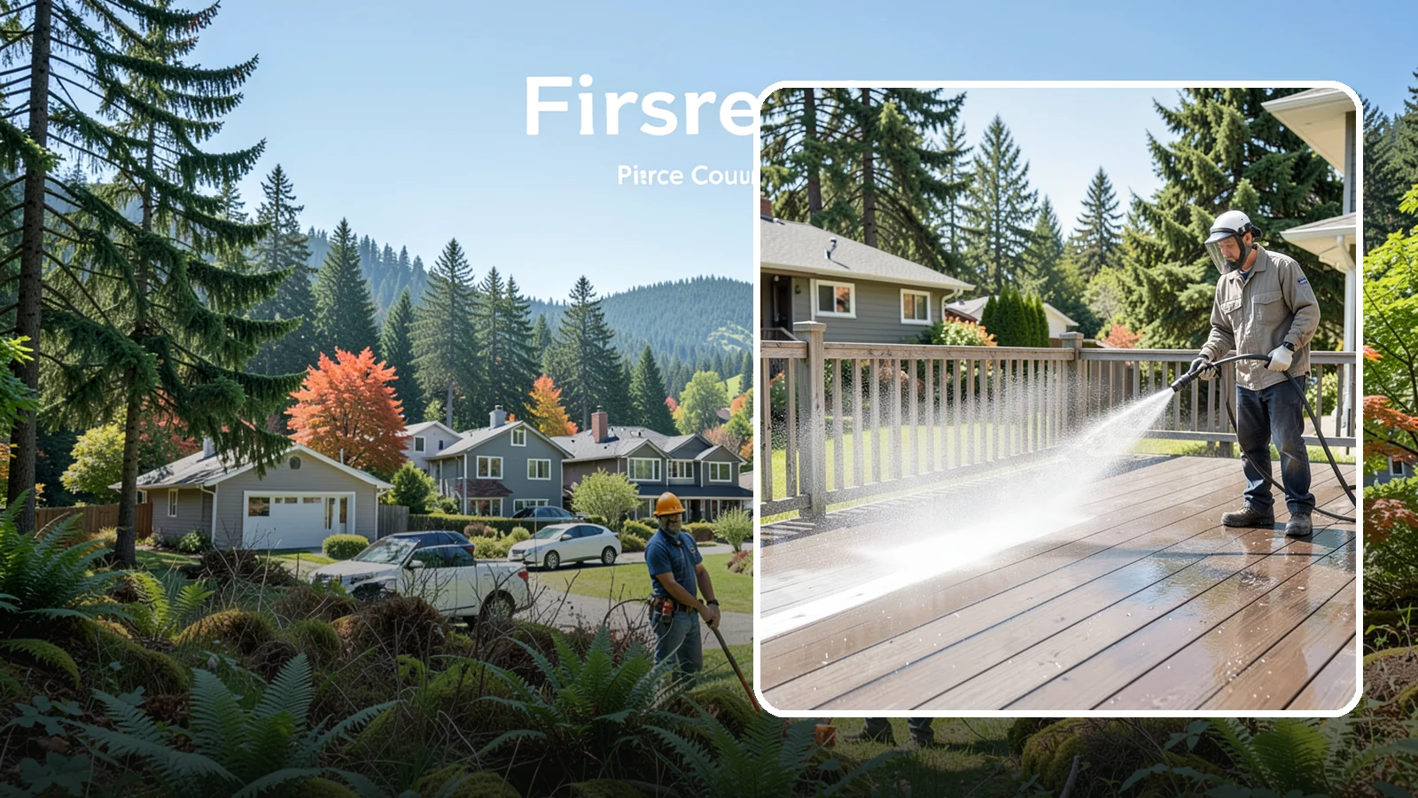 Hardwood Deck Cleaning in Fircrest, Pierce County, WA - Clean dense hardwood decks like ipe with methods that preserve the oil-rich, tight grain.