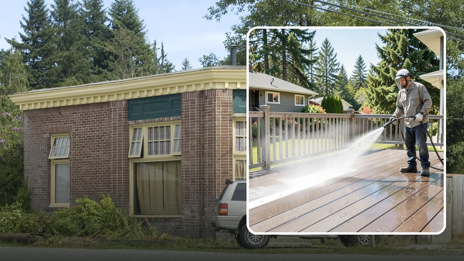 Hardwood Deck Cleaning in Hamilton, Skagit County, WA - Clean dense hardwood decks like ipe with methods that preserve the oil-rich, tight grain.