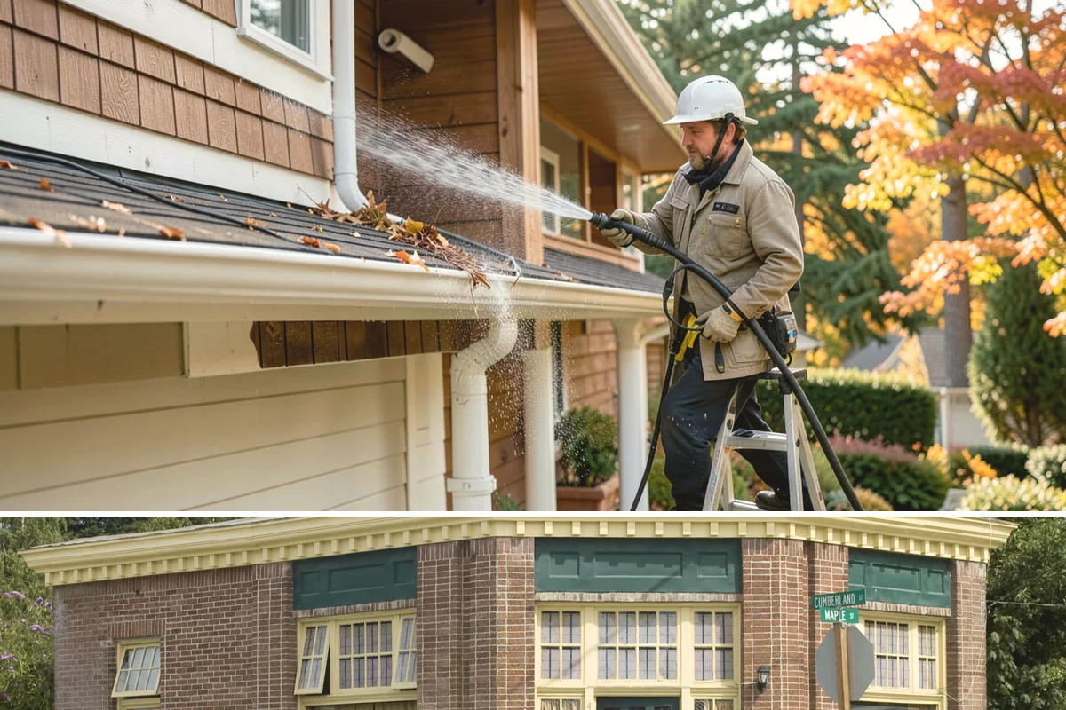 Hardwood Deck Cleaning in Hamilton, Skagit County, WA - Clean hardwood decks in dry summer weather so the dense boards fully dry before oiling.