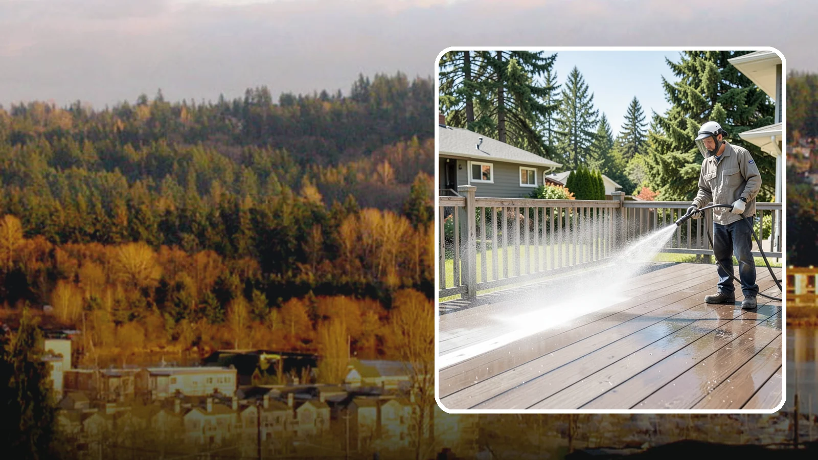Hardwood Deck Cleaning in Kenmore, King County, WA - Clean dense hardwood decks like ipe with methods that preserve the oil-rich, tight grain.