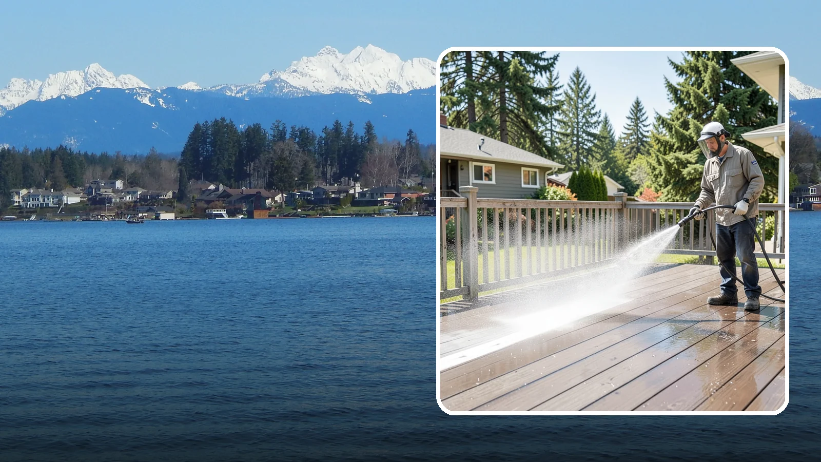Hardwood Deck Cleaning in Lake Stevens, Snohomish County, WA - Clean dense hardwood decks like ipe with methods that preserve the oil-rich, tight grain.