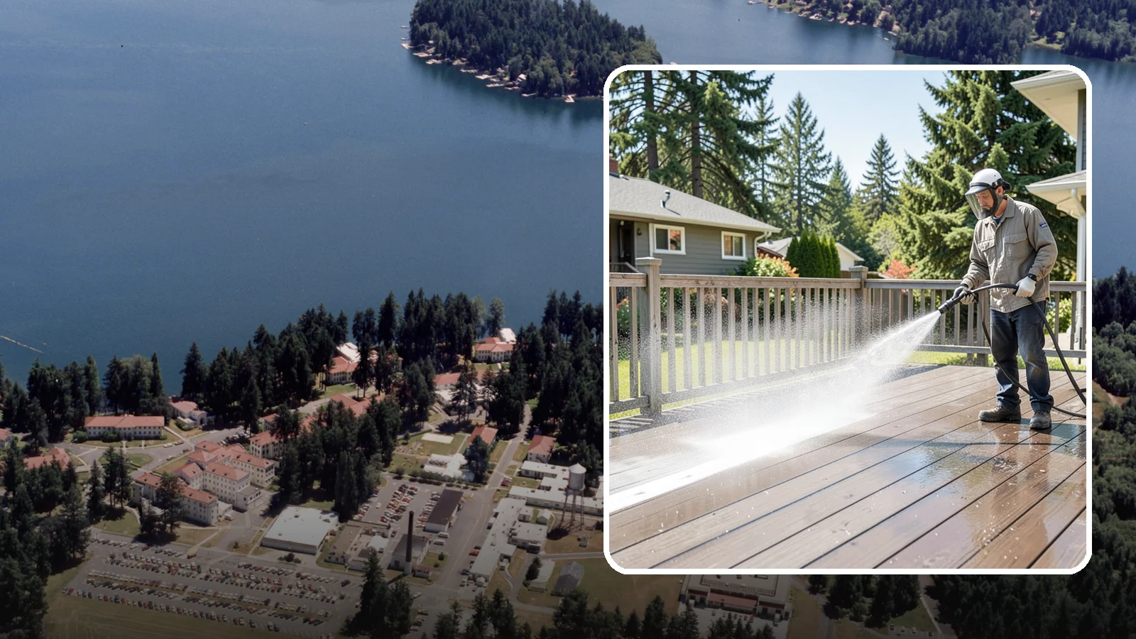 Hardwood Deck Cleaning in Lakewood, Pierce County, WA - Clean dense hardwood decks like ipe with methods that preserve the oil-rich, tight grain.