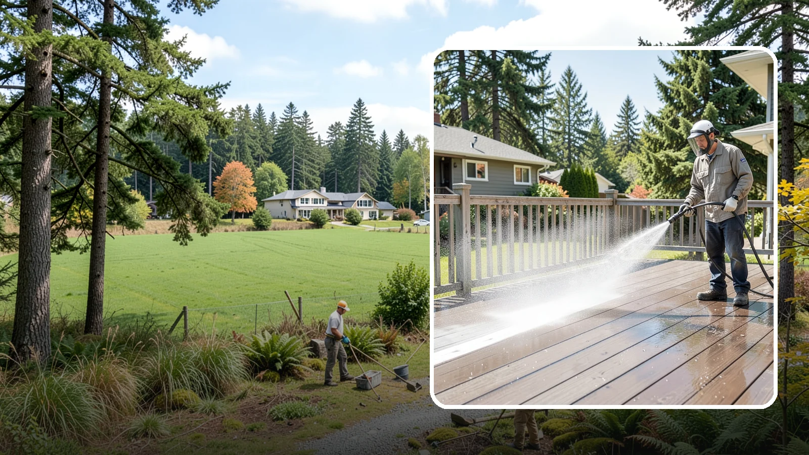 Hardwood Deck Cleaning in Lyman, Skagit County, WA - Clean dense hardwood decks like ipe with methods that preserve the oil-rich, tight grain.