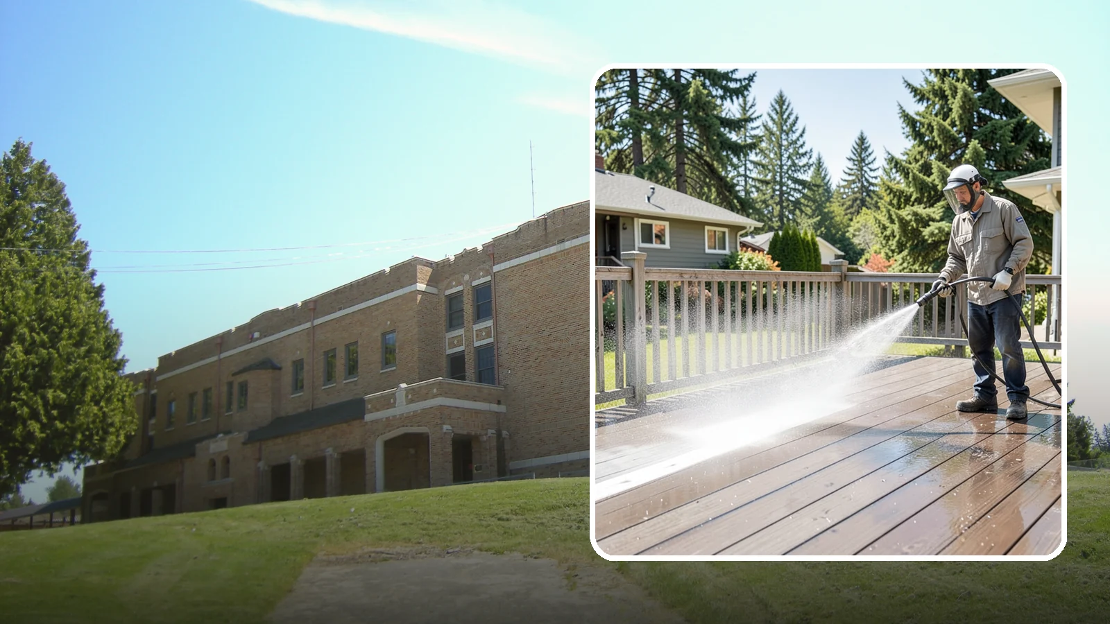 Hardwood Deck Cleaning in Maple Valley, King County, WA - Clean dense hardwood decks like ipe with methods that preserve the oil-rich, tight grain.