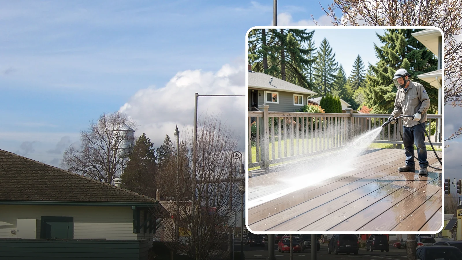 Hardwood Deck Cleaning in Marysville, Snohomish County, WA - Clean dense hardwood decks like ipe with methods that preserve the oil-rich, tight grain.