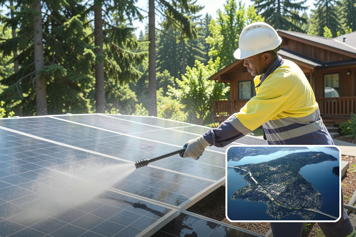 Hardwood Deck Cleaning in Mercer Island, King County, WA - Restores rich hardwood color and depth