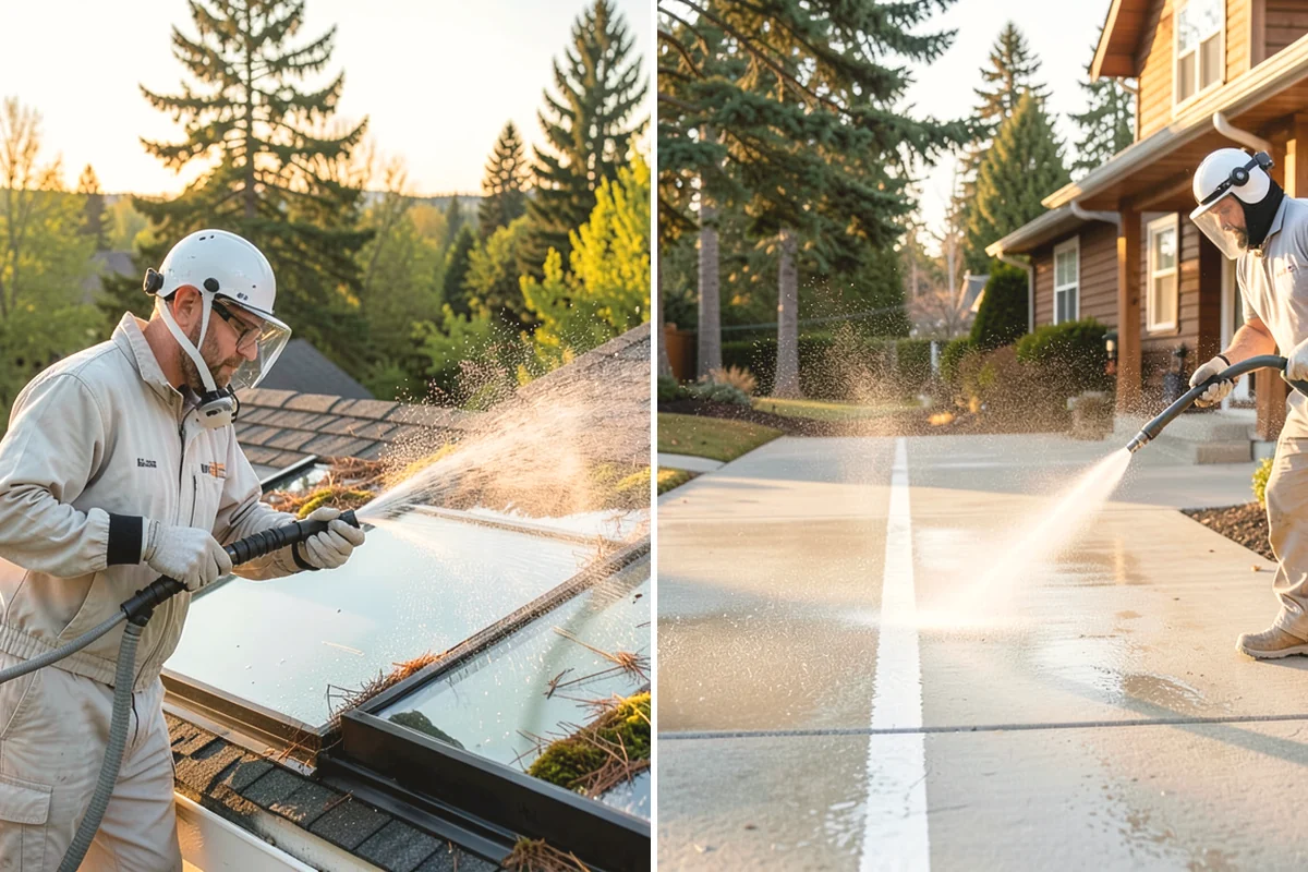 Hardwood Deck Cleaning in Monroe, Snohomish County, WA - Clear the deck and test a small area