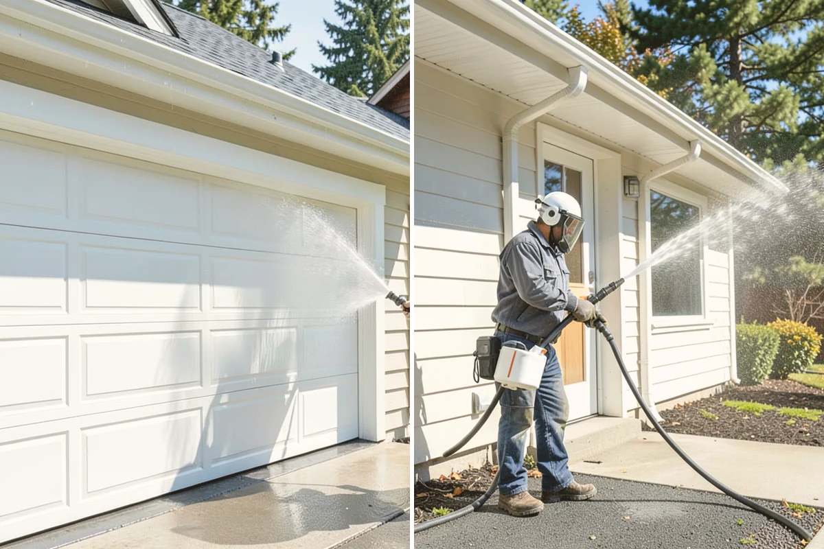 Hardwood Deck Cleaning in Mount Vernon, Skagit County, WA - Clear the deck and test a small area