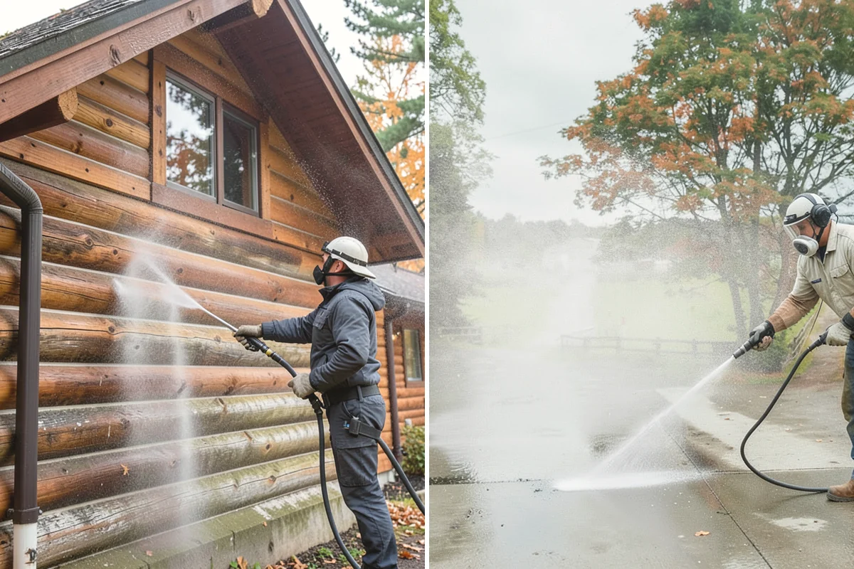 Hardwood Deck Cleaning in Mukilteo, Snohomish County, WA - Clear the deck and test a small area