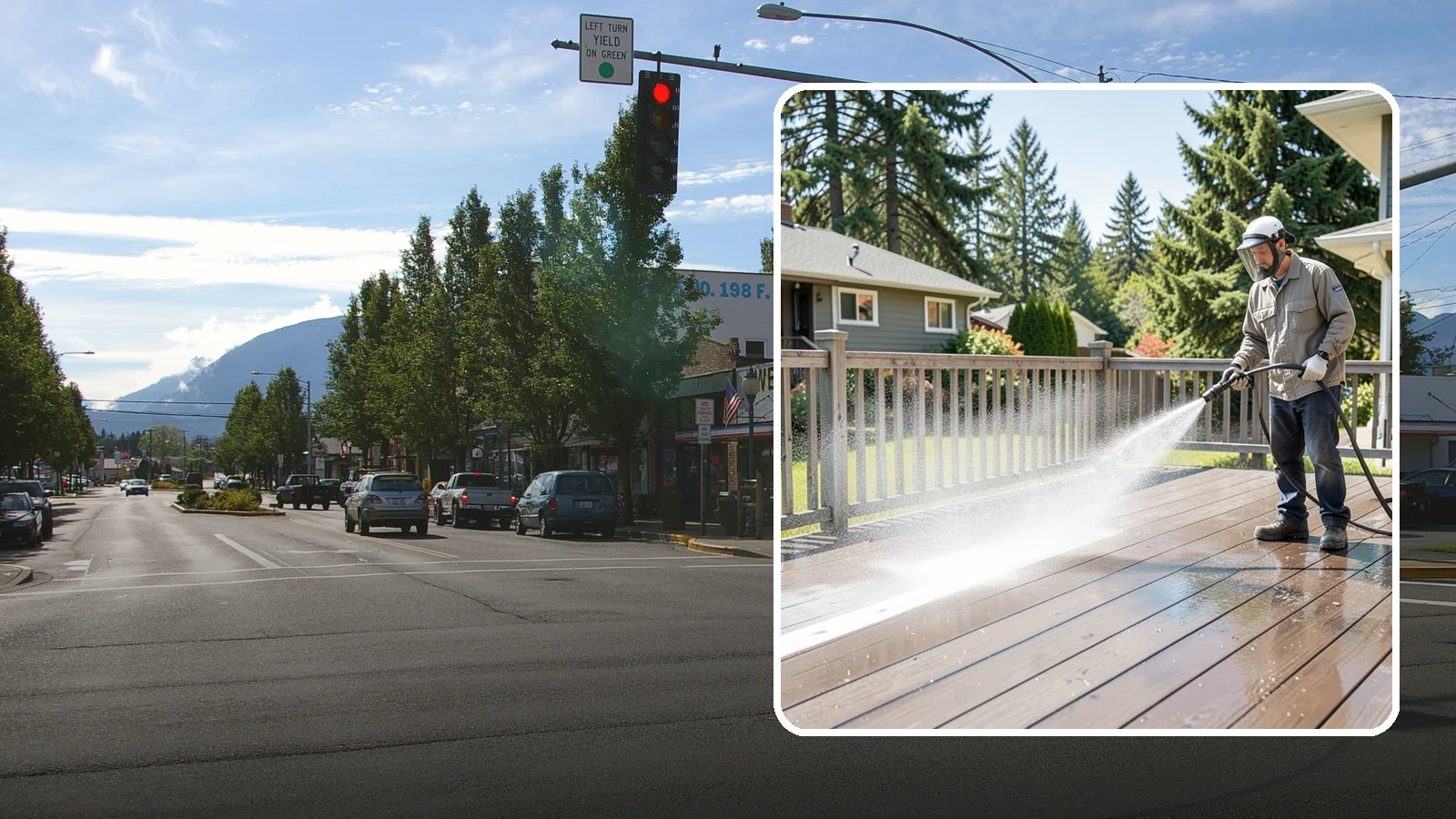 Hardwood Deck Cleaning in North Bend, King County, WA - Clean dense hardwood decks like ipe with methods that preserve the oil-rich, tight grain.