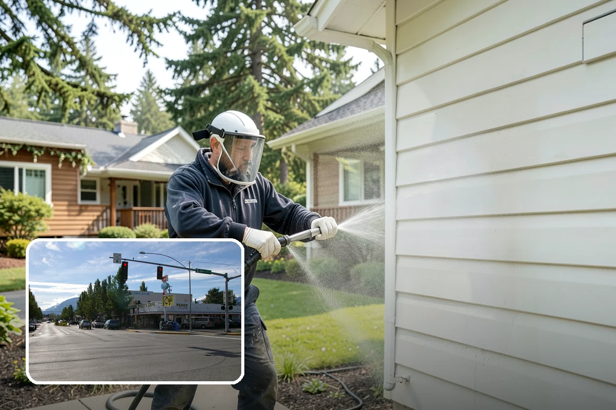 Hardwood Deck Cleaning in North Bend, King County, WA - Restores rich hardwood color and depth