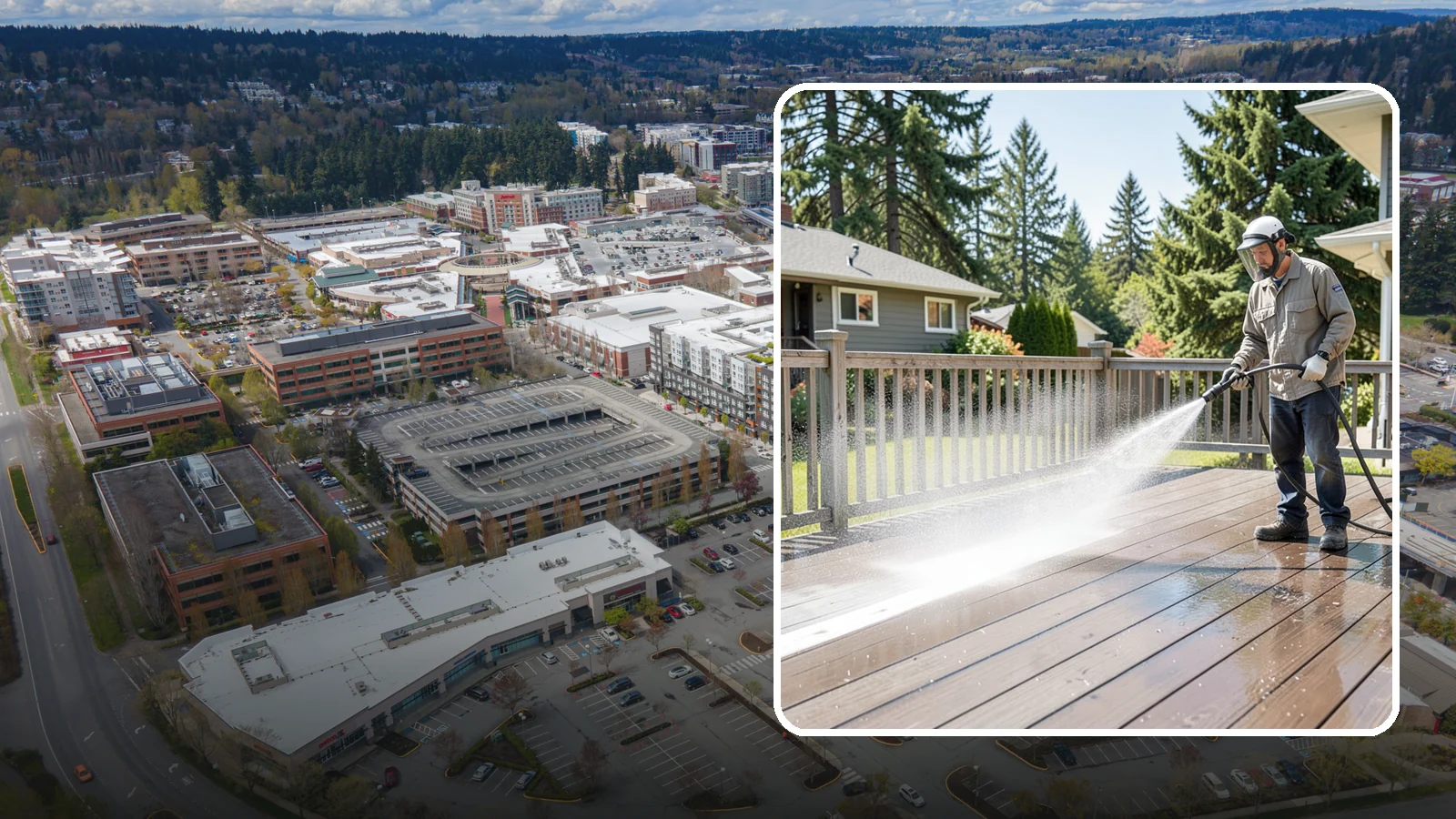 Hardwood Deck Cleaning in Redmond, King County, WA - Clean dense hardwood decks like ipe with methods that preserve the oil-rich, tight grain.