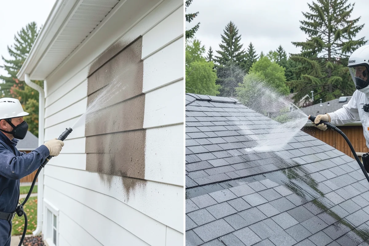 Hardwood Deck Cleaning in Redmond, King County, WA - Clear the deck and test a small area