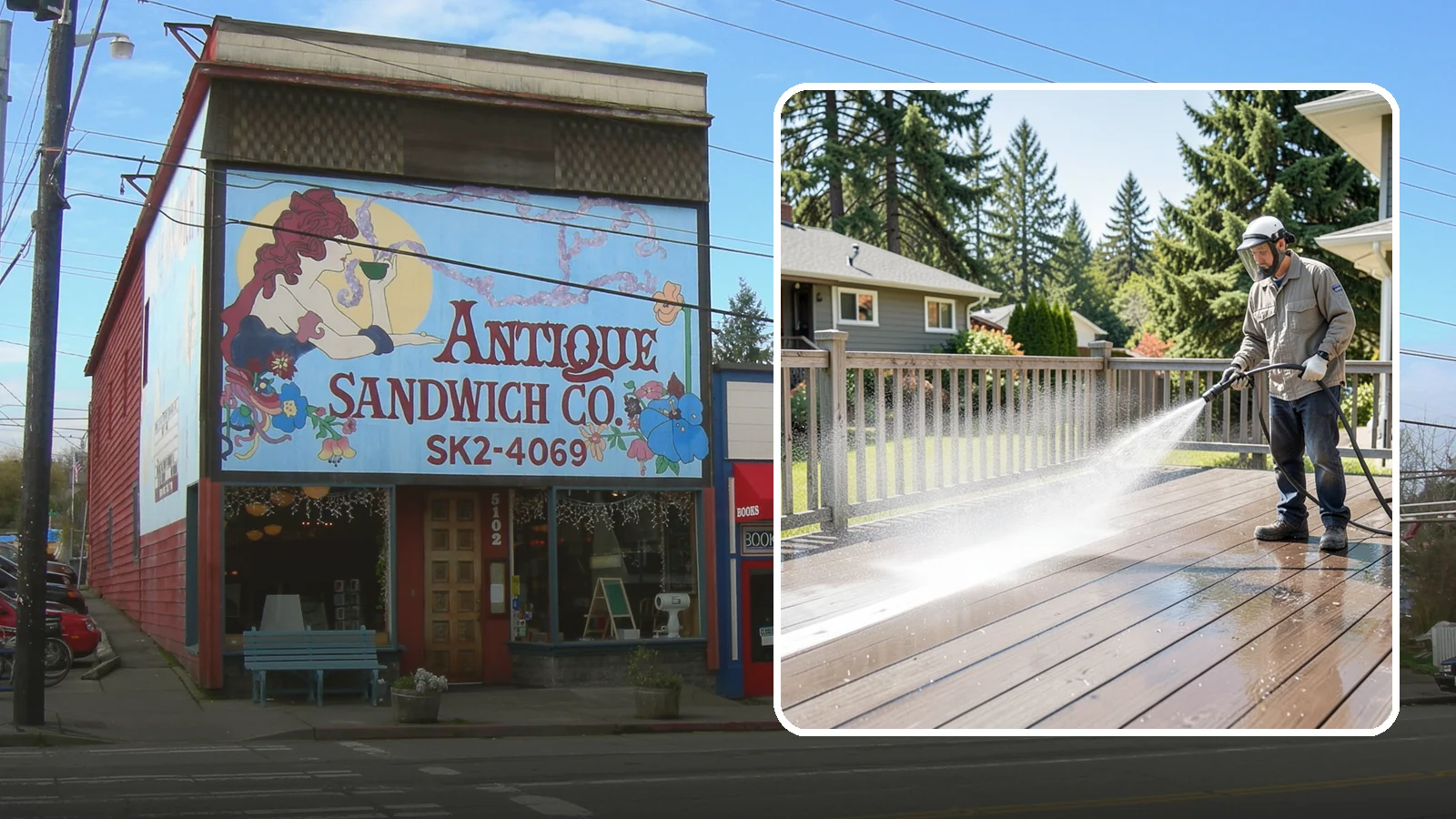 Hardwood Deck Cleaning in Ruston, Pierce County, WA - Clean dense hardwood decks like ipe with methods that preserve the oil-rich, tight grain.