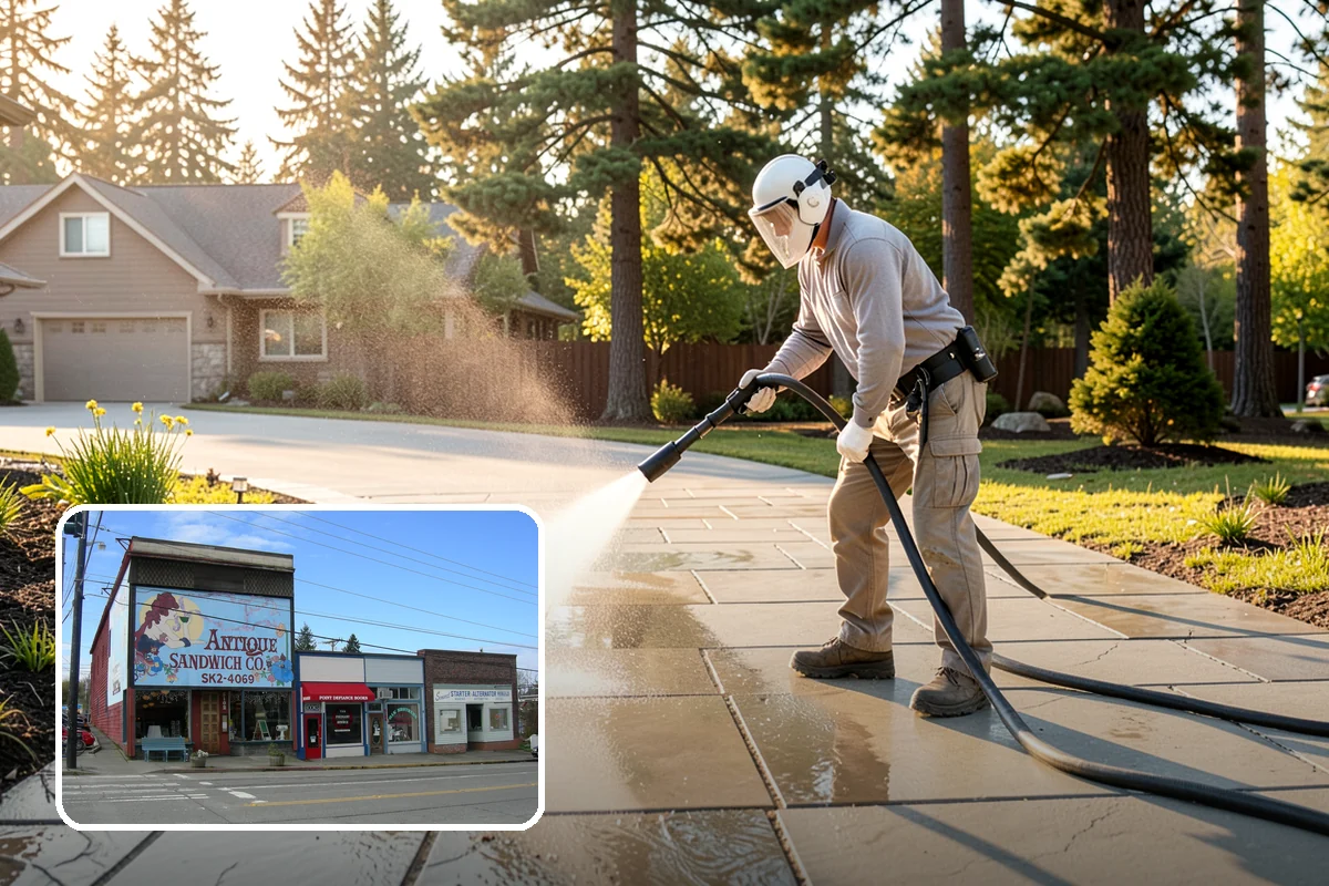 Hardwood Deck Cleaning in Ruston, Pierce County, WA - Restores rich hardwood color and depth