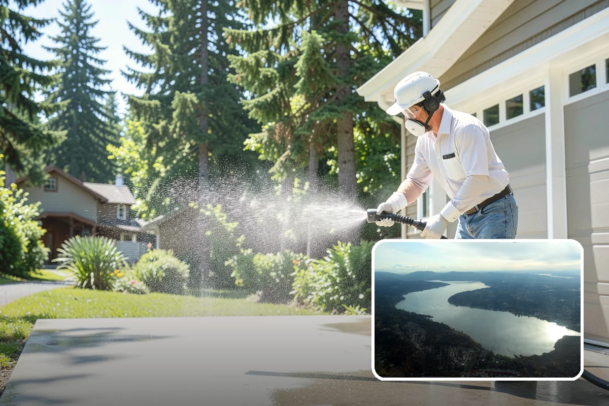 Hardwood Deck Cleaning in Sammamish, King County, WA - Restores rich hardwood color and depth