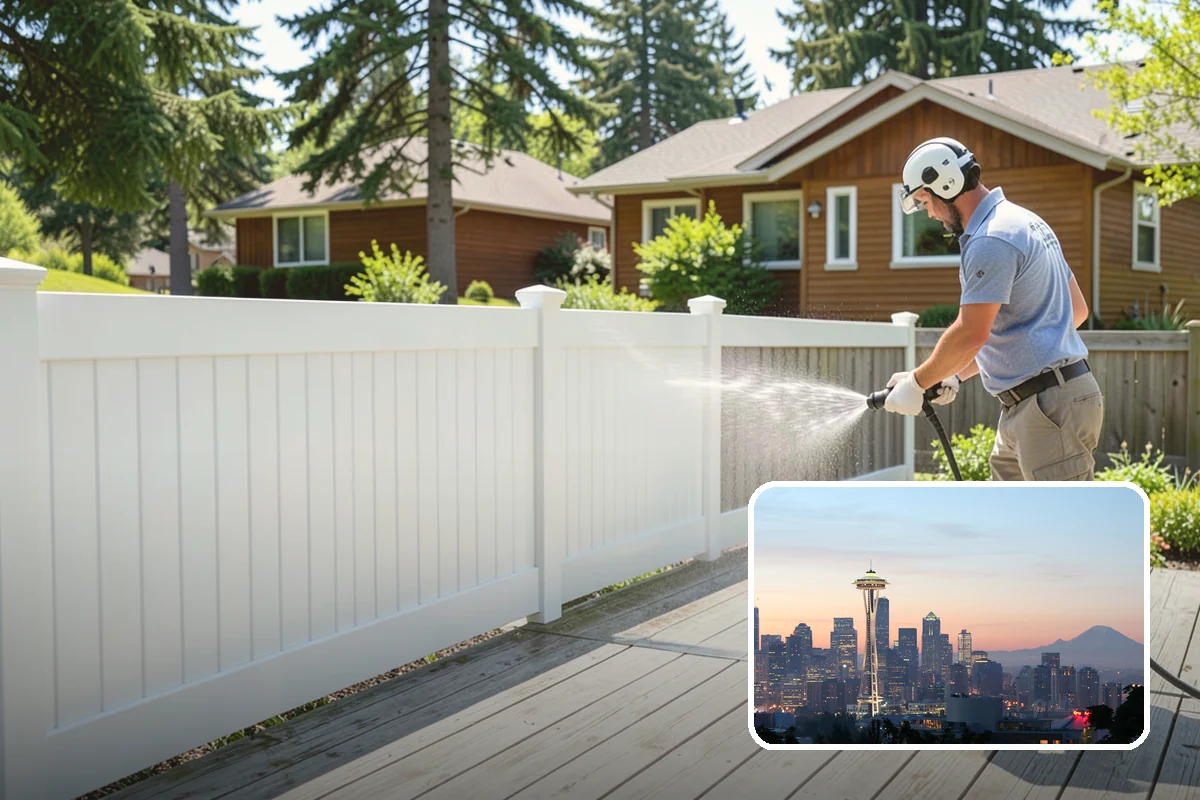 Hardwood Deck Cleaning in Seattle, King County, WA - Restores rich hardwood color and depth