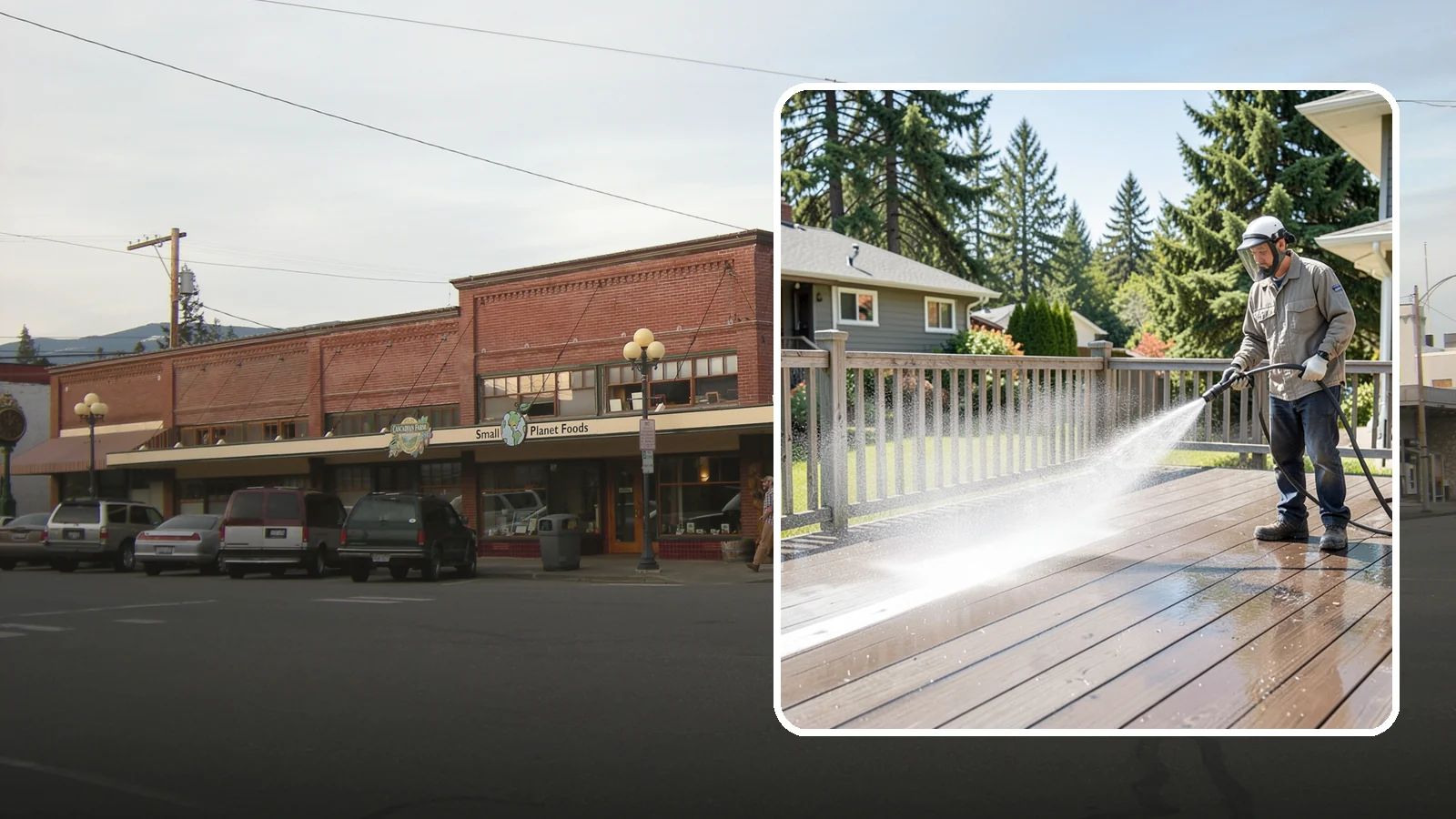 Hardwood Deck Cleaning in Sedro-Woolley, Skagit County, WA - Clean dense hardwood decks like ipe with methods that preserve the oil-rich, tight grain.