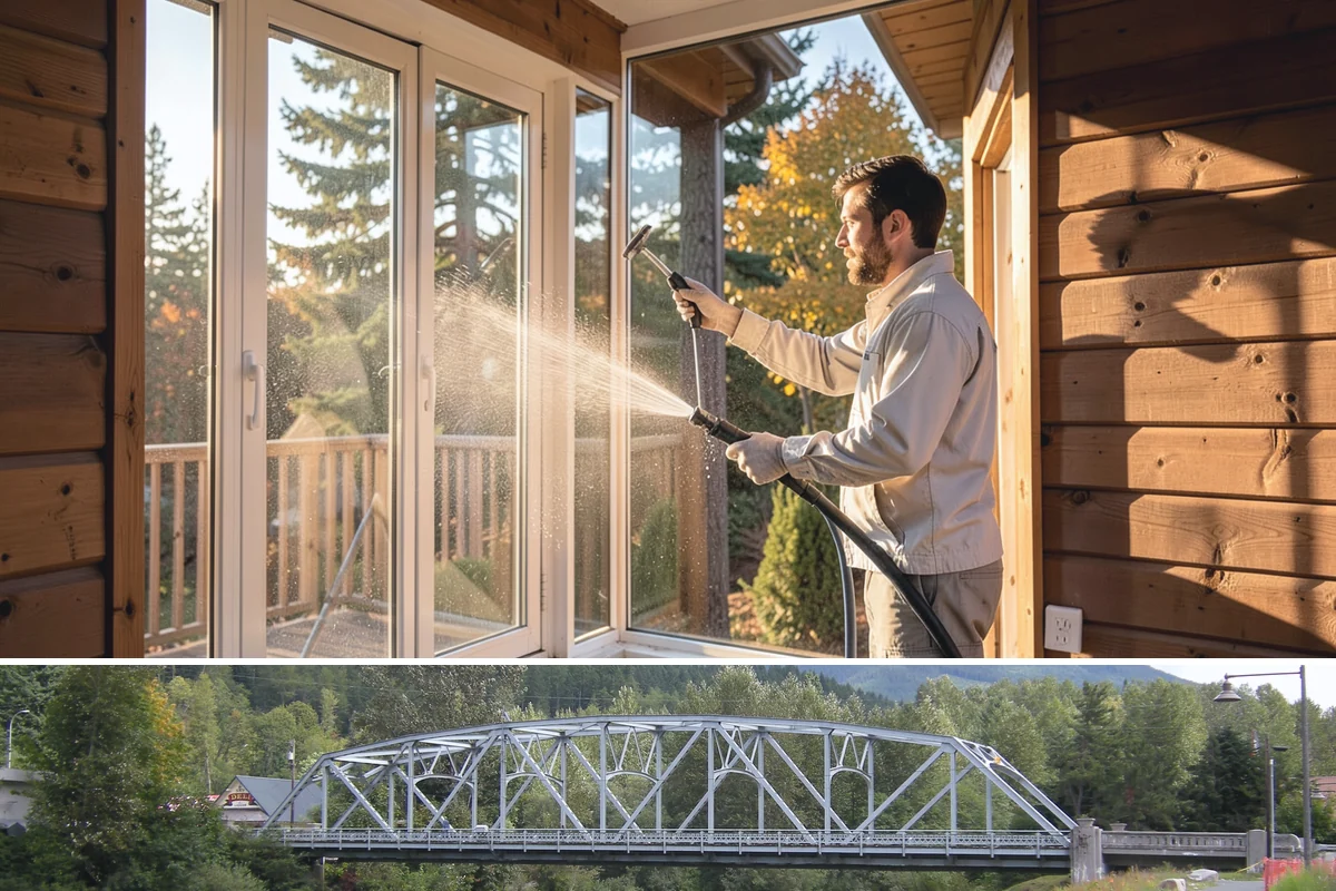Hardwood Deck Cleaning in Skykomish, King County, WA - Clean hardwood decks in dry summer weather so the dense boards fully dry before oiling.